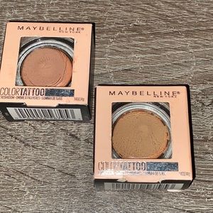 2 Maybelline Color Tattoo Up To 24 HR New Longwear Cream Eyeshadow 10 VIP New